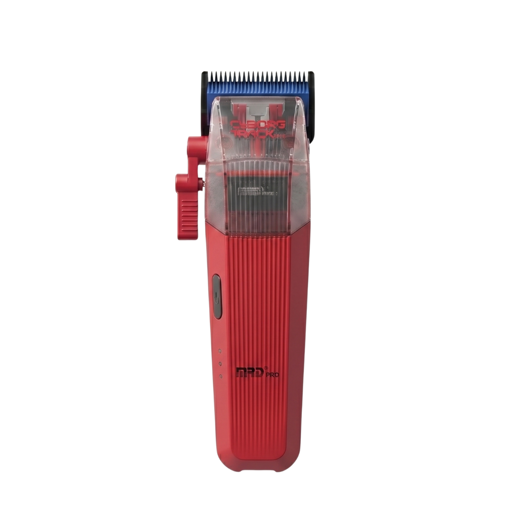 Alternative view of MRDpro CYBORG PRO 2026-RED-Professional Cordless Hair Clipper - Full Metal, 3300mAh, BLPU Motor for Barbers
