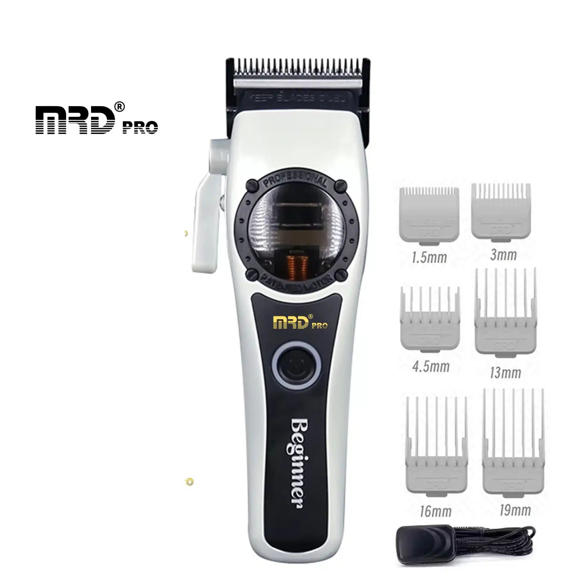 MRDPRO BEGINNER-WHITE-Hair Clipper – Easy to Use, Smooth Performance, Barber-Grade for Beginners - Image 6