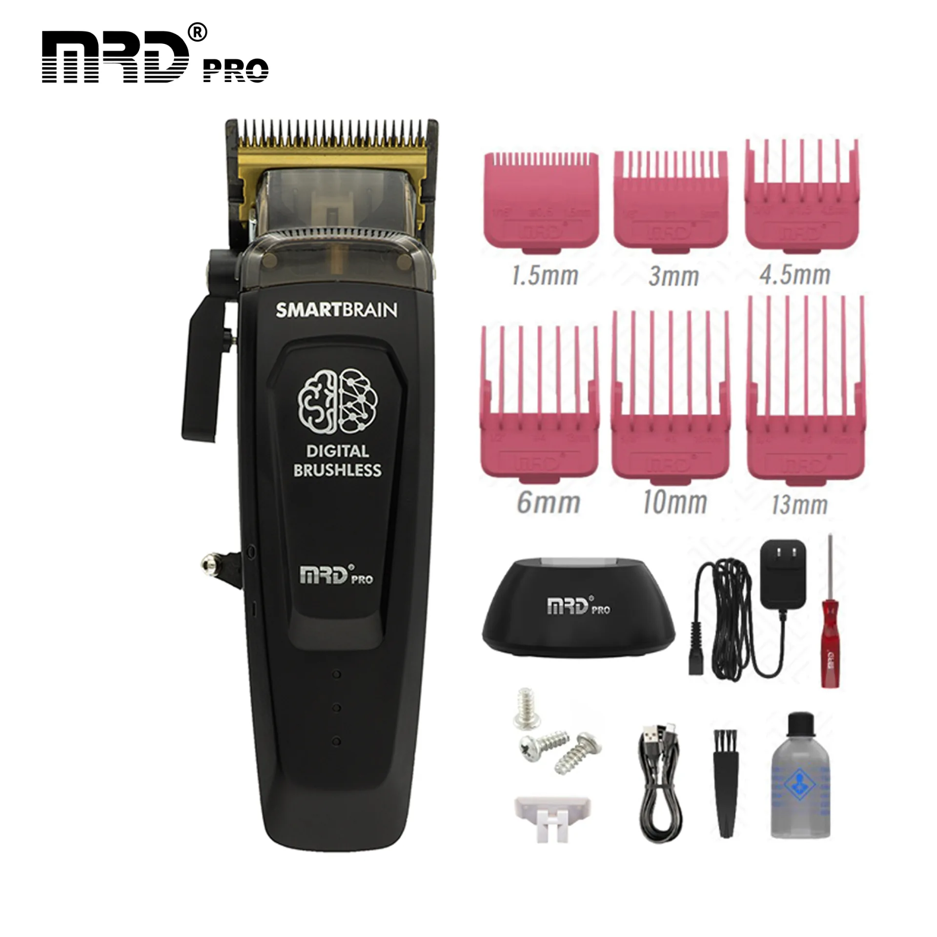 MRDPRO SMART BRAIN HC 90-4-BLACK-Hair Clipper – Intelligent Technology - Image 7