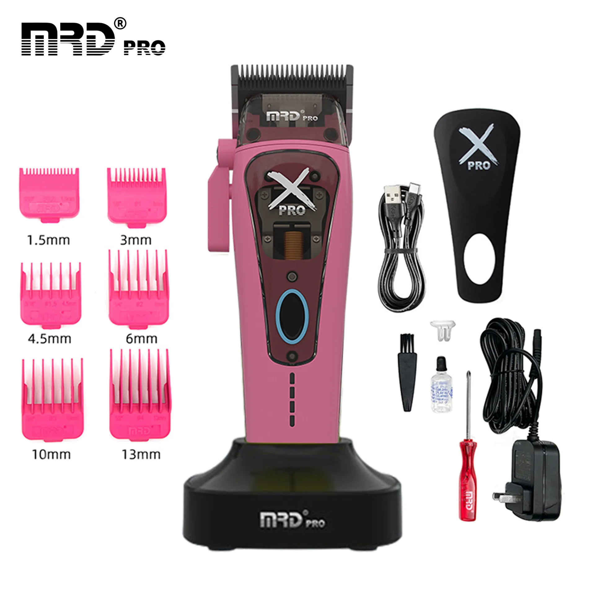 MRDPRO HC-999 XPRO-PINK– Professional Hair Clipper, Premium - Image 8