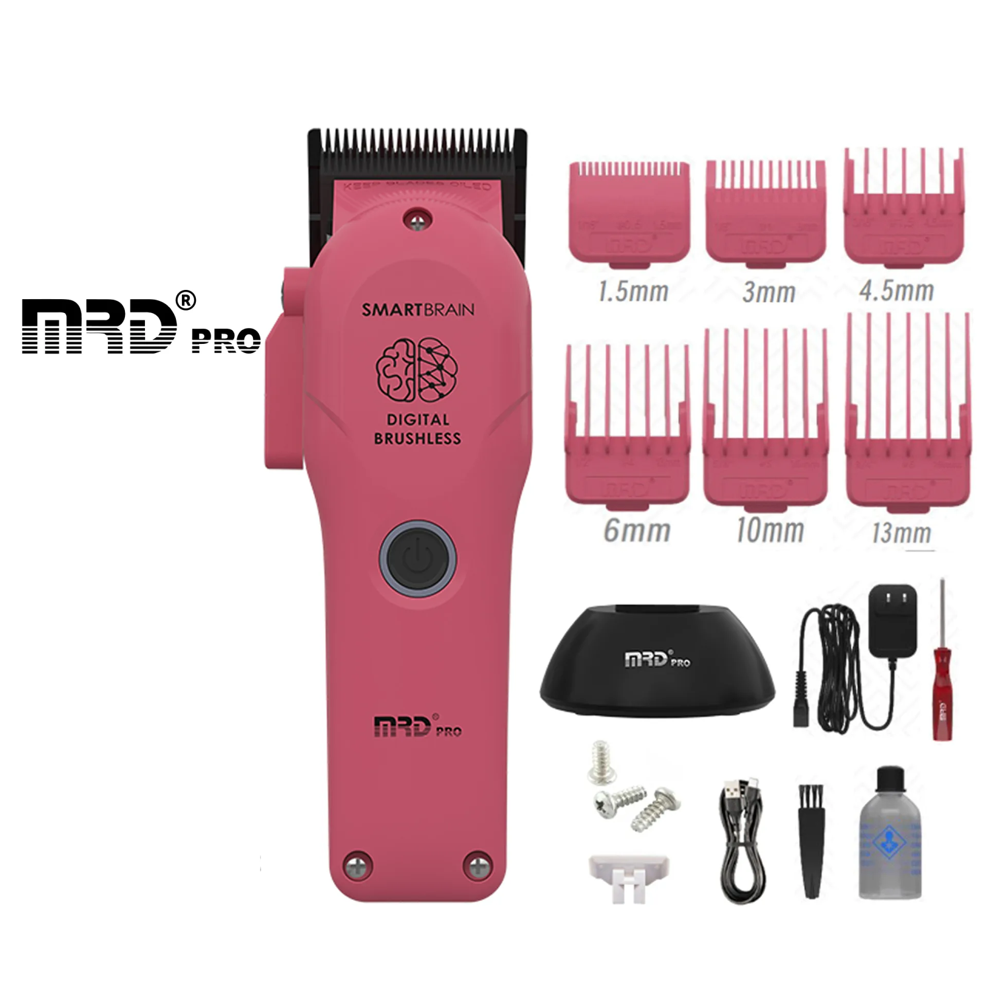 MRDPRO 3969ST Clipper-PINK- Powerful Motor, Ultra-Close Edging, Sharp & Precise - Image 7