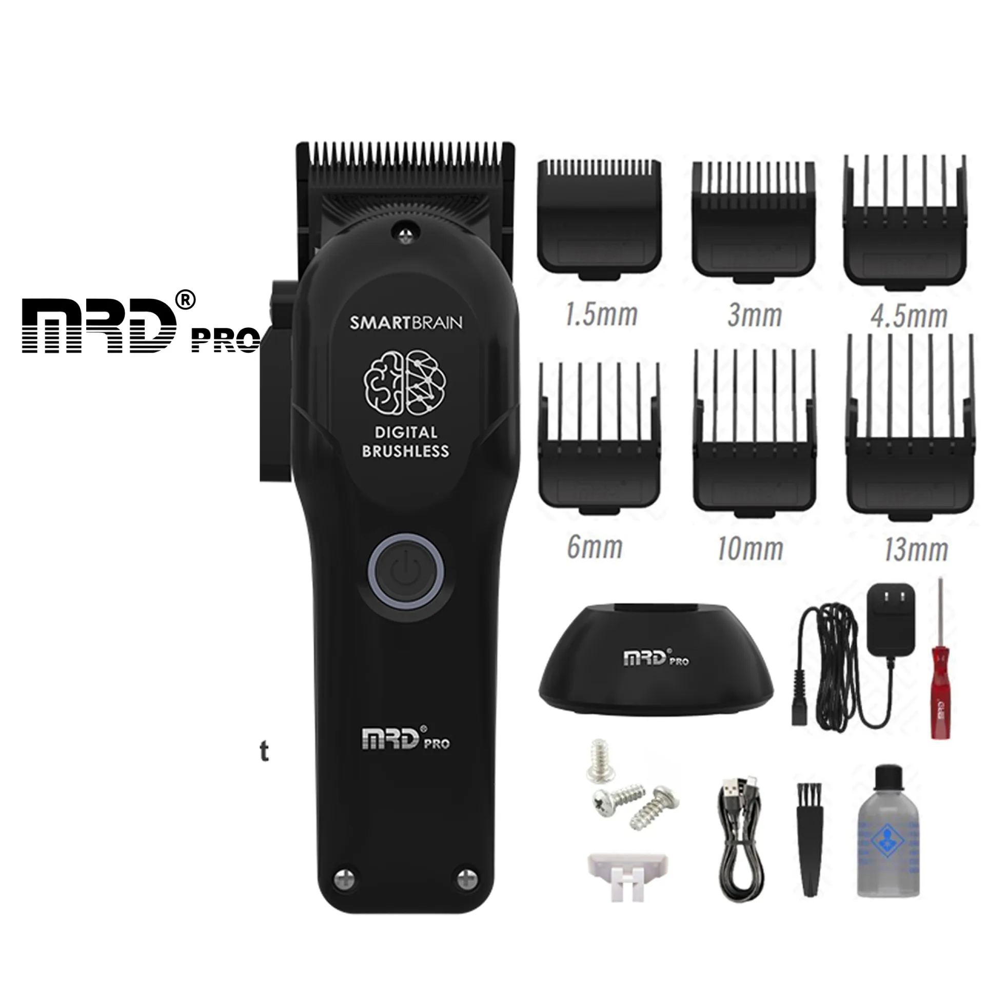 MRDPRO 3969ST Clipper-BLACK- Powerful Motor, Ultra-Close Edging, Sharp & Precise - Image 7
