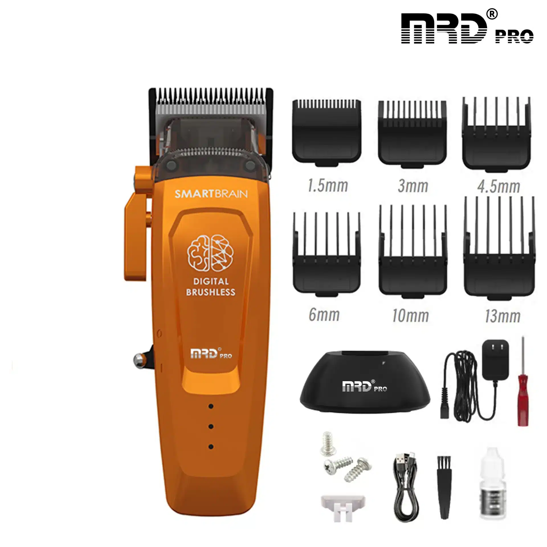 MRDPRO SMART BRAIN HC 90-4-ORANGE-Hair Clipper – Intelligent Technology - Image 7