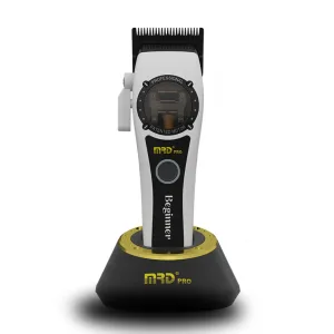 MRDPRO BEGINNER-WHITE-Hair Clipper – Easy to Use, Smooth Performance, Barber-Grade for Beginners