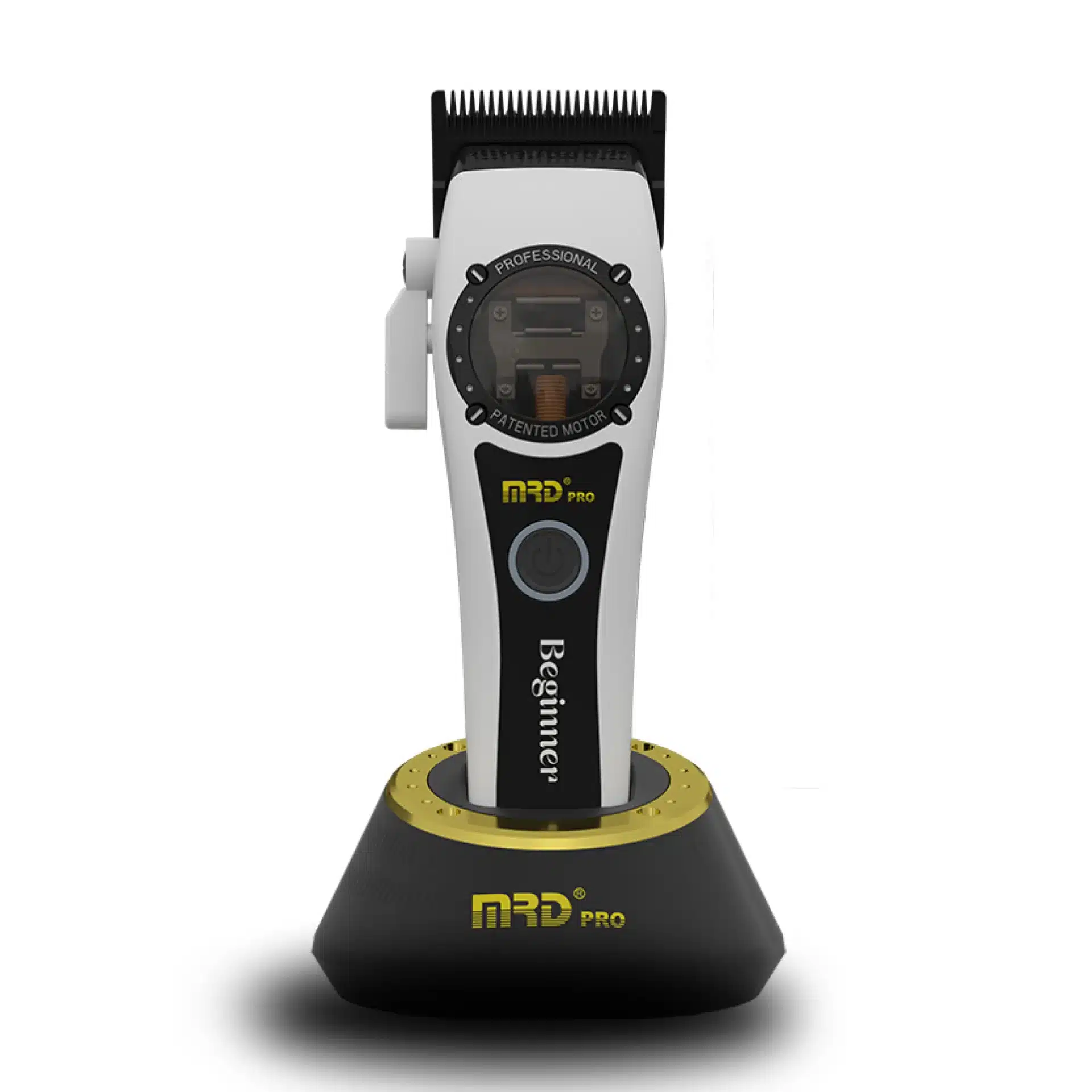 MRDPRO BEGINNER-WHITE-Hair Clipper – Easy to Use, Smooth Performance, Barber-Grade for Beginners