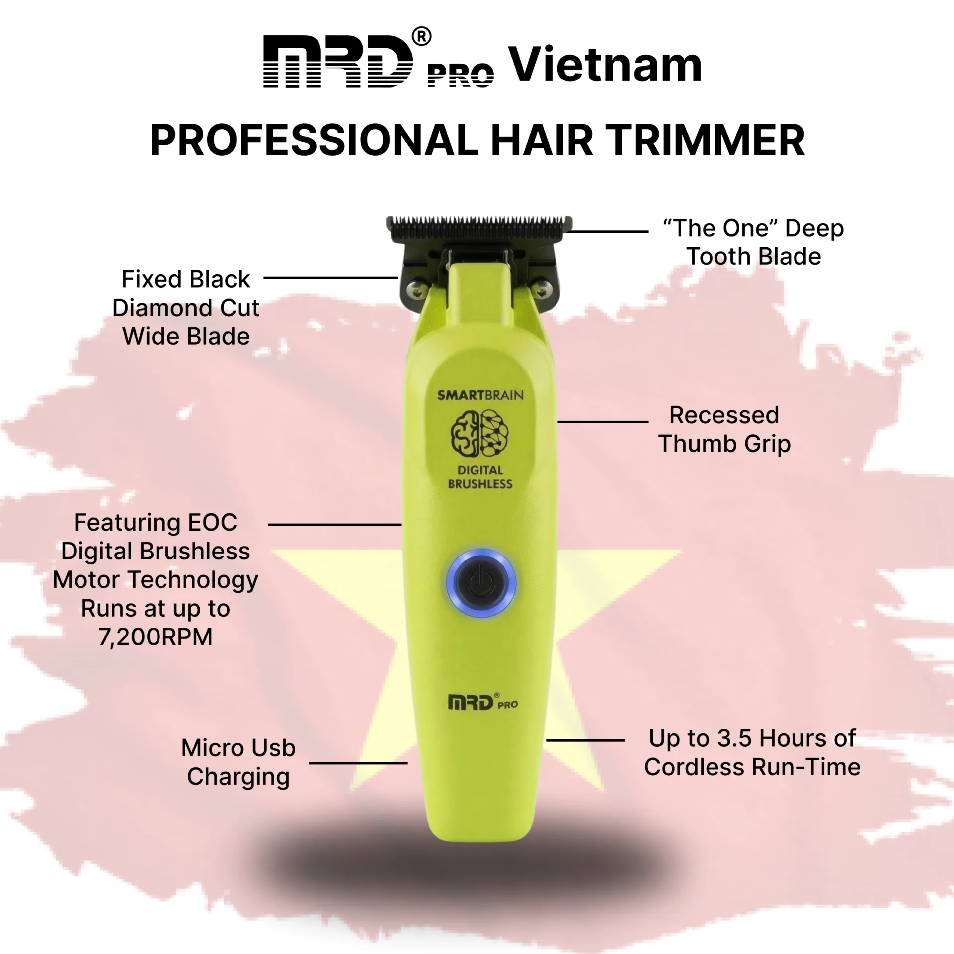 MRDPRO GMT 3969ST-GREEN- Edge Trimmer – Ultra-Close Cutting, Sharp Lines - Image 7