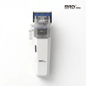 Alternative view of MRDpro CYBORG PRO 2026-WHITE-Professional Cordless Hair Clipper - Full Metal, 3300mAh, BLPU Motor for Barbers