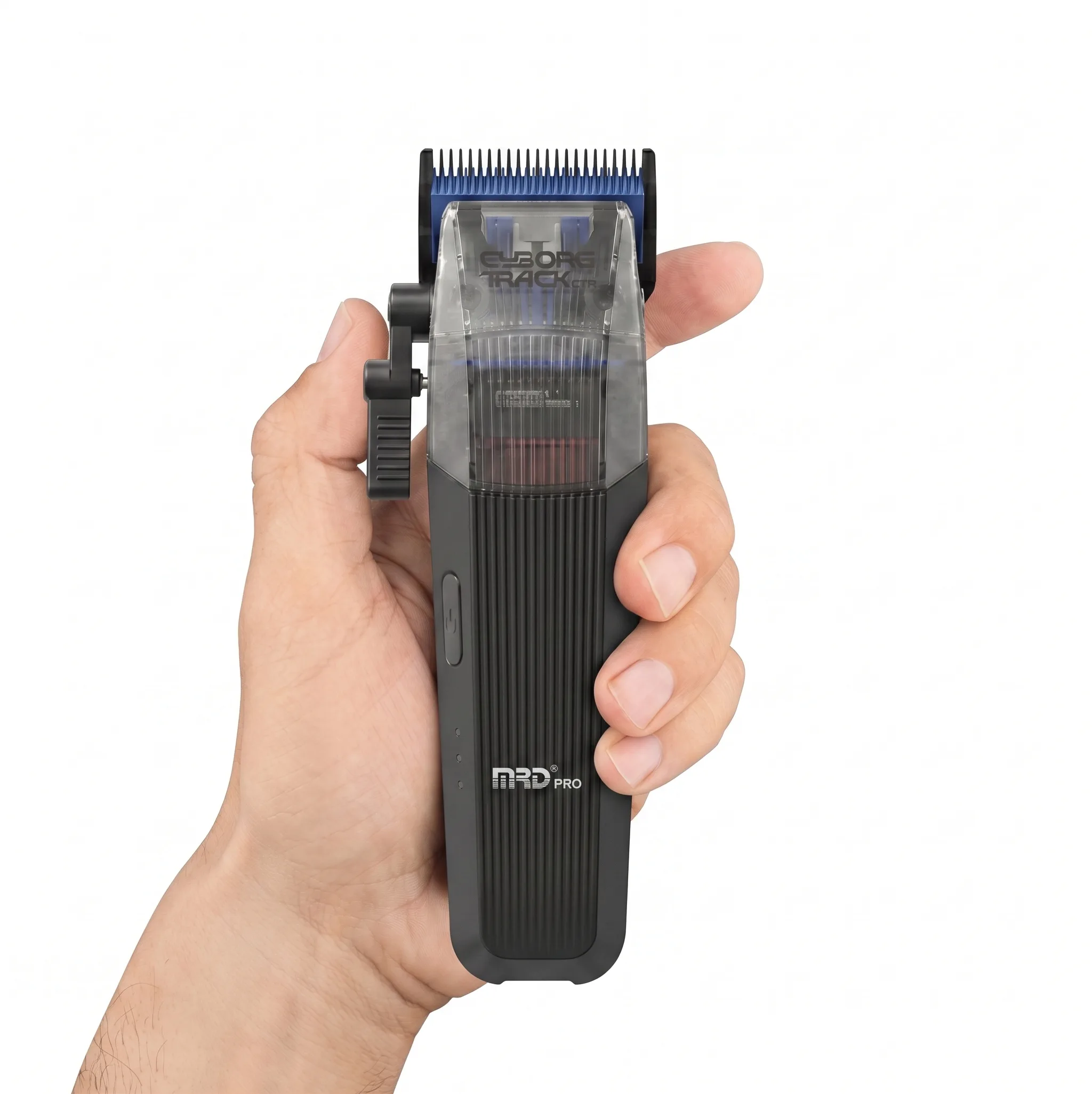 MRDpro CYBORG PRO 2026-BLACK-Professional Cordless Hair Clipper - Full Metal, 3300mAh, BLPU Motor for Barbers - Image 5