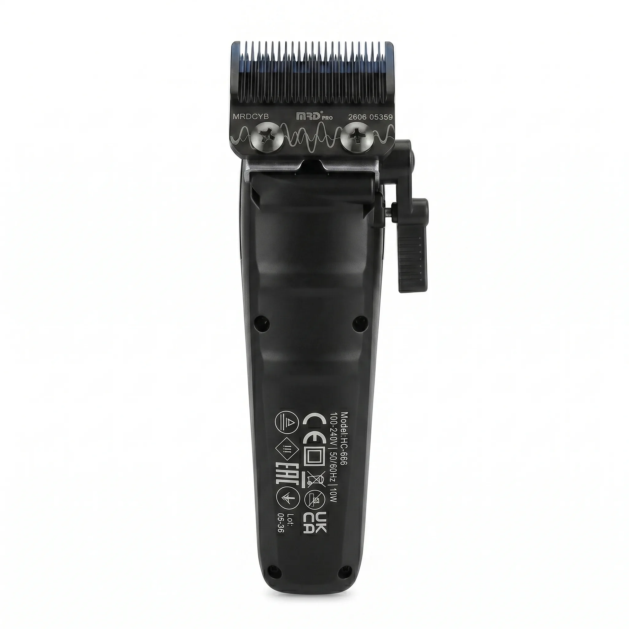 MRDpro CYBORG PRO 2026-BLACK-Professional Cordless Hair Clipper - Full Metal, 3300mAh, BLPU Motor for Barbers - Image 4