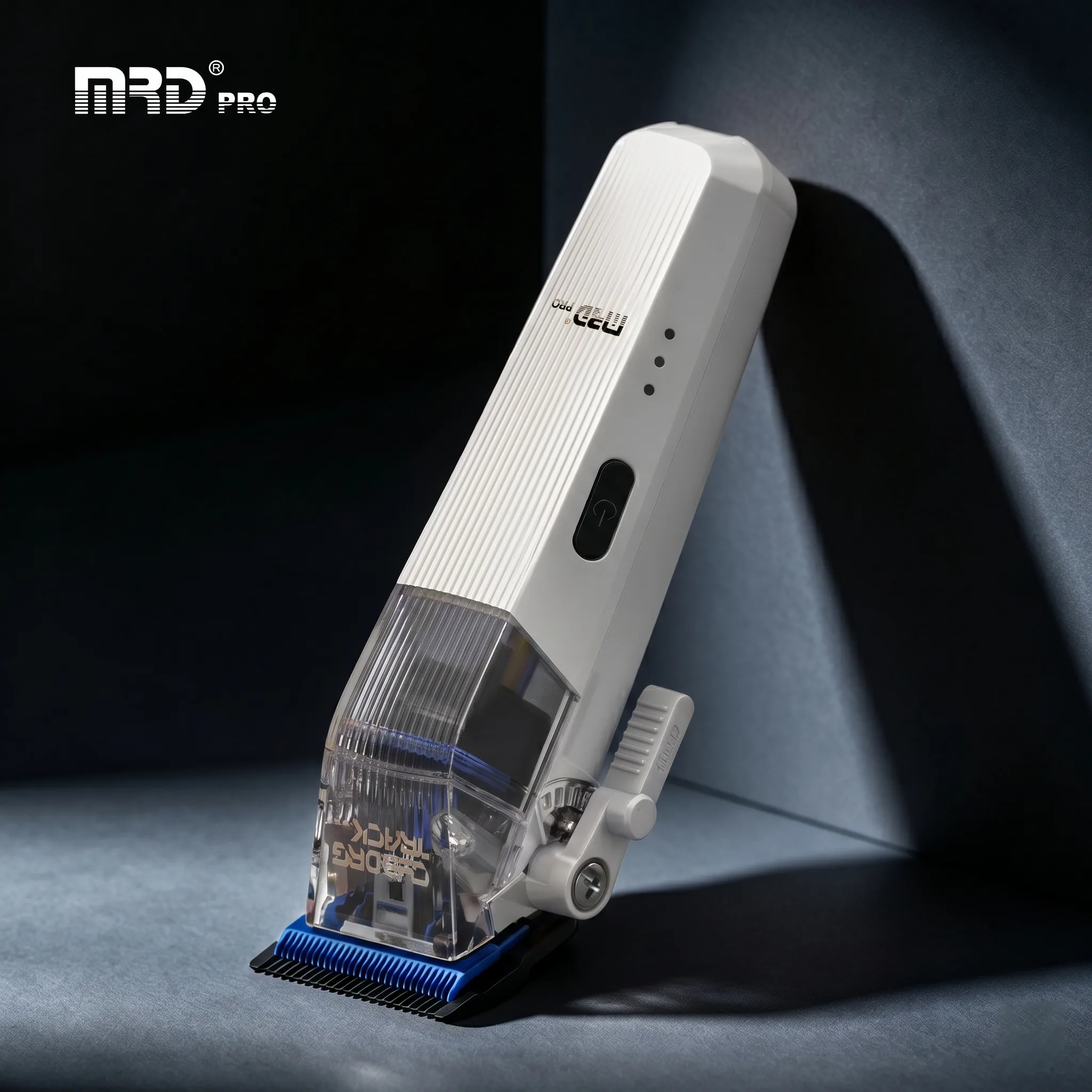 MRDpro CYBORG PRO 2026-WHITE-Professional Cordless Hair Clipper - Full Metal, 3300mAh, BLPU Motor for Barbers - Image 8