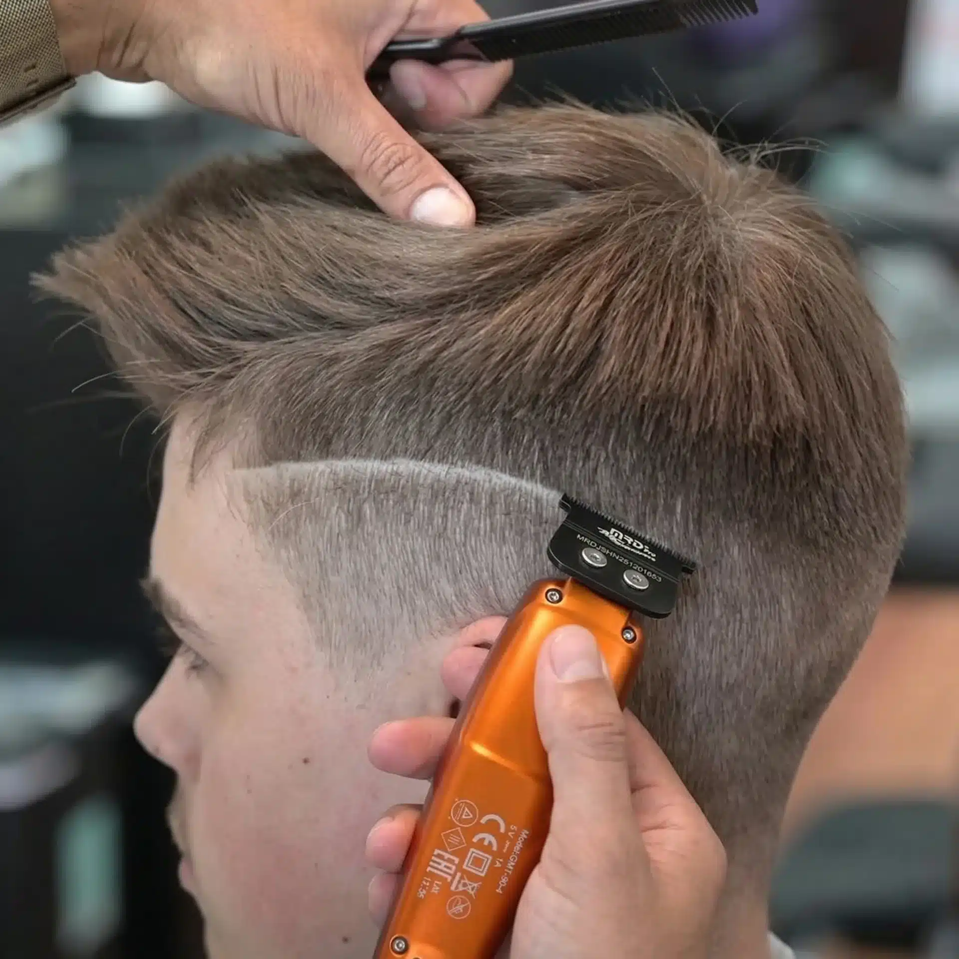 MRDPRO GMT 90-4 Trimmer-ORANGE-Sharp Lines, Compact Design, Professional Performance - Image 5