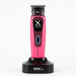 XPRO GMT-999C-PINK-Vector X3.0 Hair Clipper – Powerful Motor 9,500–13,000 RPM
