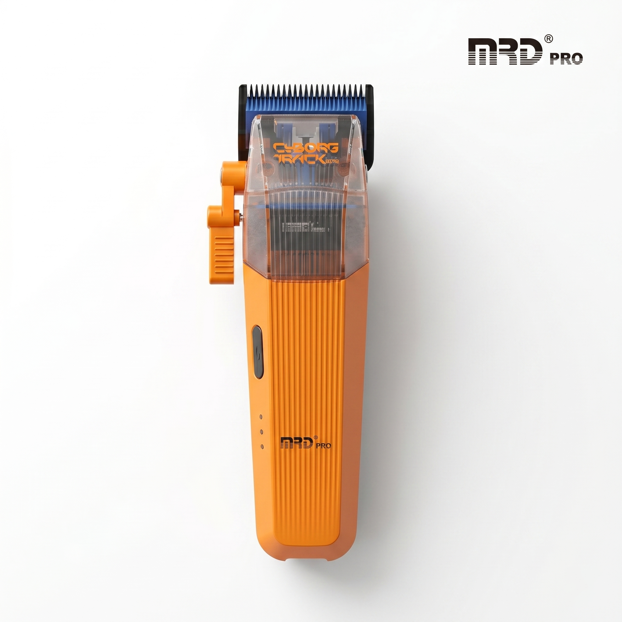 Alternative view of MRDpro CYBORG PRO 2026-ORANGE-Professional Cordless Hair Clipper - Full Metal, 3300mAh, BLPU Motor for Barbers