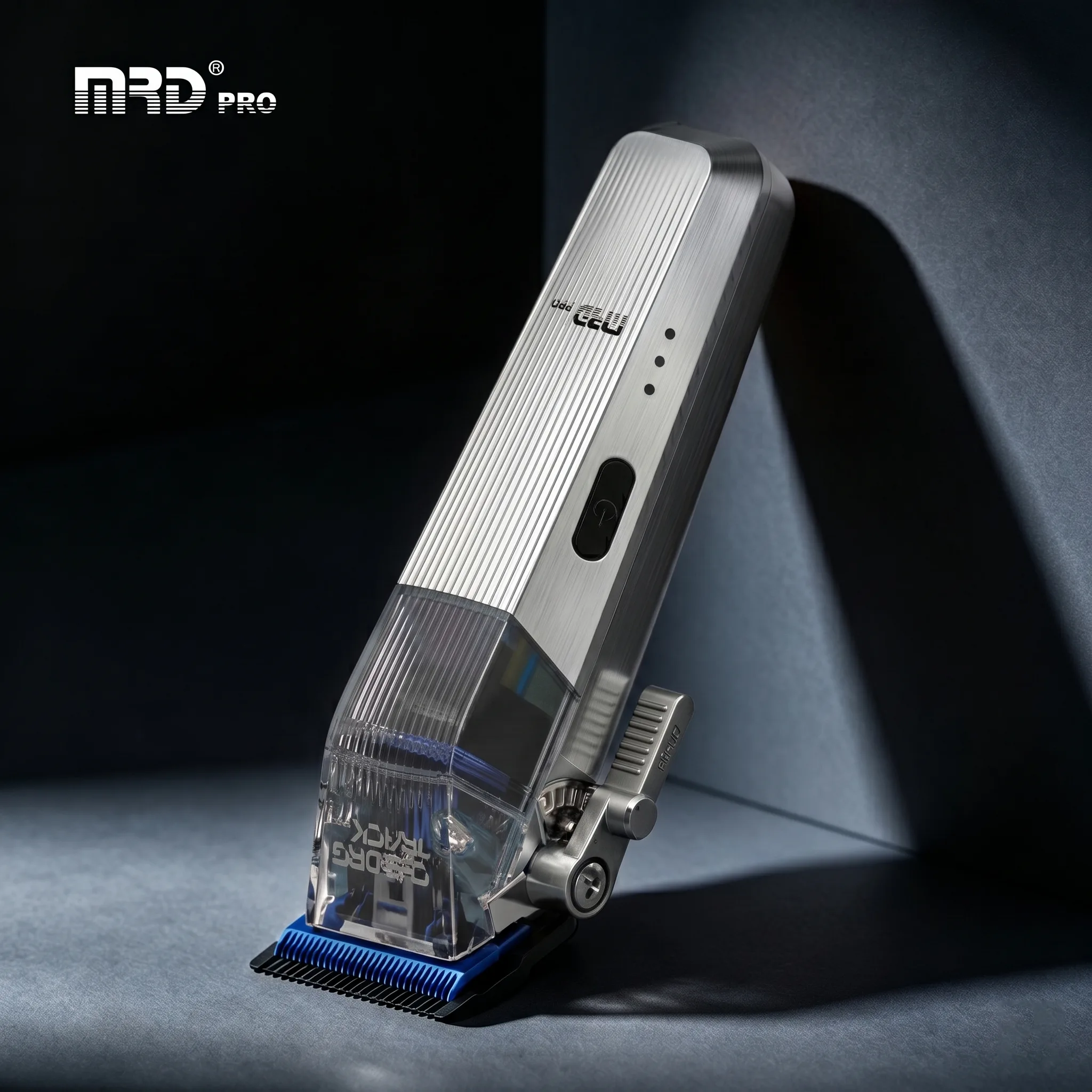 MRDpro CYBORG PRO 2026-SILVER-Professional Cordless Hair Clipper - Full Metal, 3300mAh, BLPU Motor for Barbers - Image 7