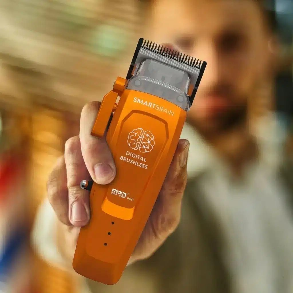 MRDPRO SMART BRAIN HC 90-4-ORANGE-Hair Clipper – Intelligent Technology - Image 4