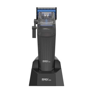 MRDpro CYBORG PRO 2026-BLACK-Professional Cordless Hair Clipper - Full Metal, 3300mAh, BLPU Motor for Barbers