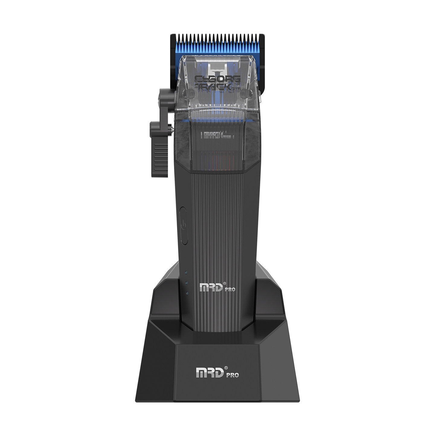 MRDpro CYBORG PRO 2026-BLACK-Professional Cordless Hair Clipper - Full Metal, 3300mAh, BLPU Motor for Barbers