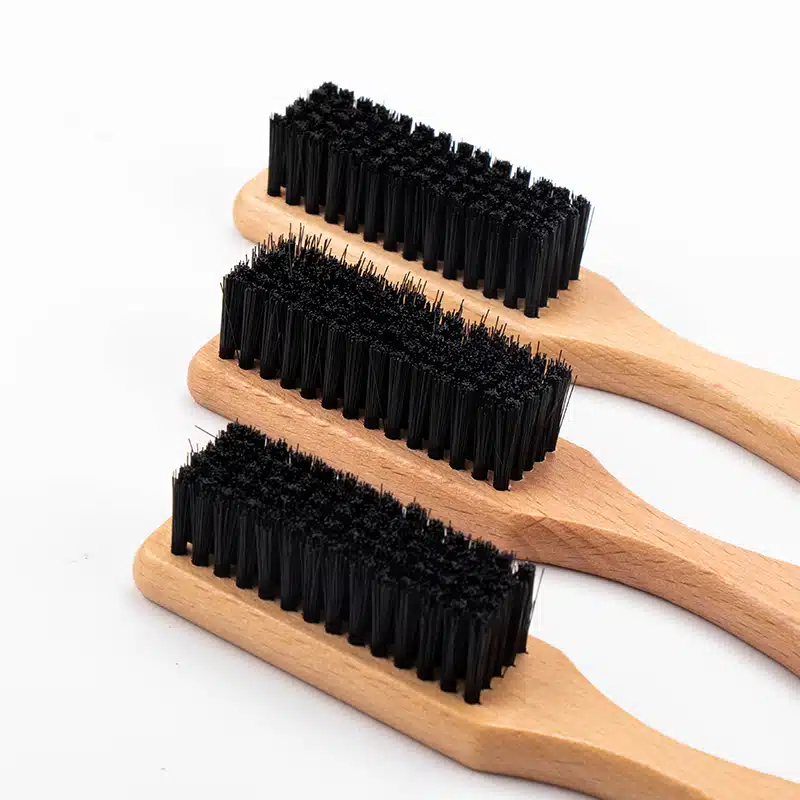 MRDpro Barber Neck Duster – Premium Wooden Handle Hair Sweeping Brush with Soft Bristles for Professional Salon & Barber - Image 4