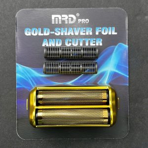 MRDPRO Shaver Blade Set – Smooth Close Shave, Sharp Blades, Easy Replacement - Gold