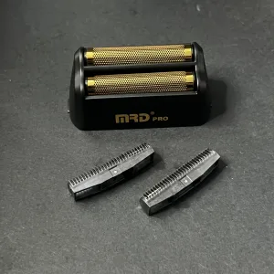 MRDPRO Shaver Blade Set-BLACK– Smooth Close Shave, Sharp Blades, Easy Replacement