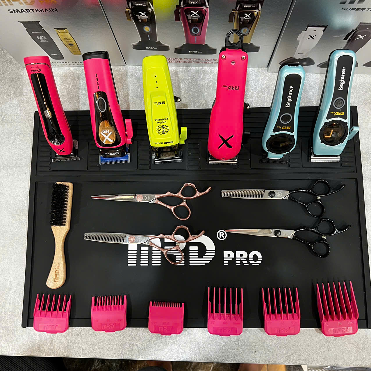 Professional Heat & Water Resistant Barber Mat & Station Organizer with Non-Slip Grip - Image 3