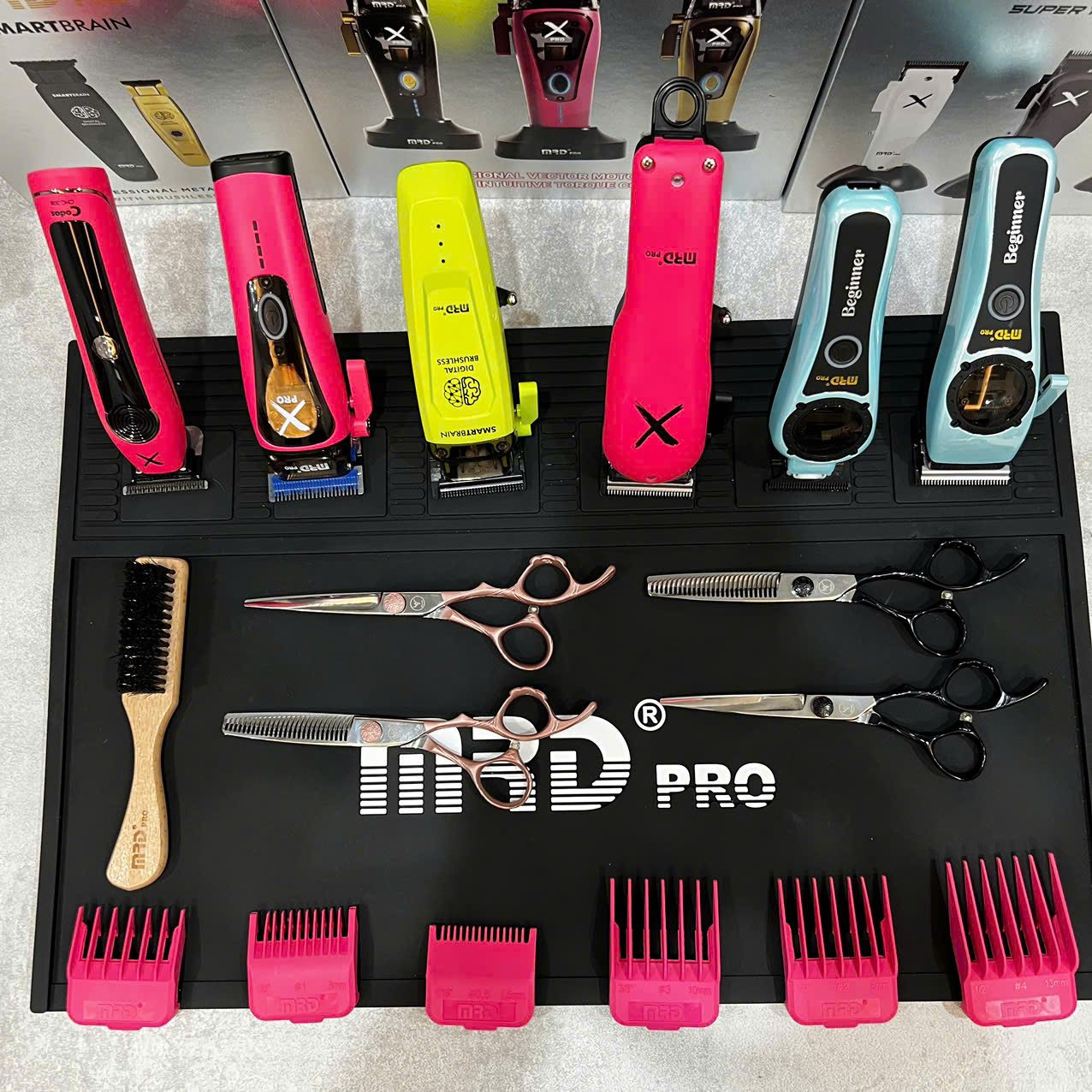 Professional Heat & Water Resistant Barber Mat & Station Organizer with Non-Slip Grip - Image 5